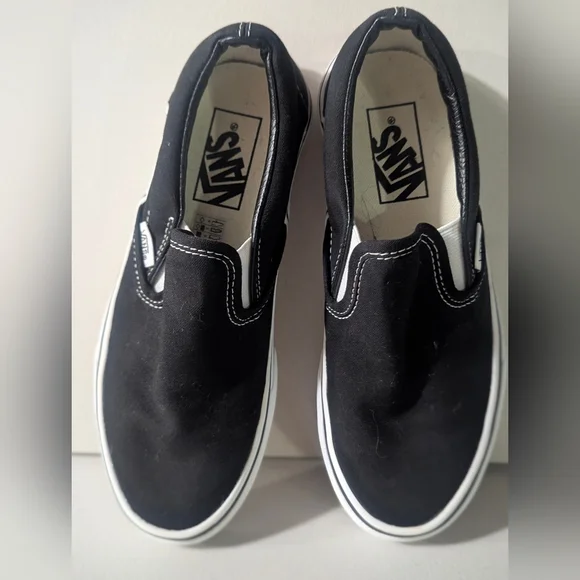 Vans Black Slip-On Sneakers - Picture 9 of 9
